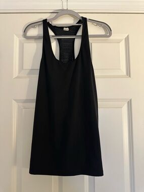 GAPFit Black Perforated Racerback Tank